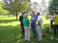 Benoît PEDRETTI and Stéphane TISON discussing with Lawrence BLAKE of National Parks Service