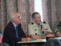 Colonel BELBEZIER talking on behalf of National Military Academy of Prytranee, La Fleche, Sarthe