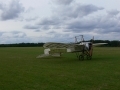 The BLERIOT XI ' PEGOUD' during its landing