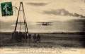 The world record flight of Wilbur Wright above Auvours camp on 21st September 1908
