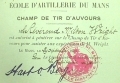 Le ticket d'entrée pour voir Wilbur WRIGHT au camp d'Auvours en 1908