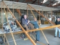 Maurice BALLIER explains the controls to Colonel ANTOINE