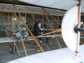 Le Prsident de l'Aro-Club de France dans le baquet du Wright Flyer III du Mans