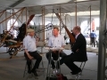 The first live show of the new LMTV Sarthe Channel with Marc DENOUEIX and Franois PAYEUR at Sarthe General Council booth during 2007 Le Mans trade fair 