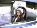 First piloting lesson for Amanda Wright Lane