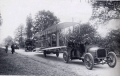 La voiture Lon BOLLEE tractant le WRIGHT FLYER en Aot 1908