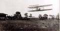 1st flight of Wilbur WRIGHT above Hunaudieres horse track