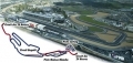 Vue et carte du circuit du Mans