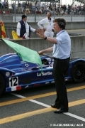 Daniel POISSENOT with the green flag