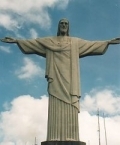 Christ of Corcovado, Rio do Janeiro, Brazil, was created also by Paul Landowski, the french sculptor who made the Wright monument of Le Mans, France