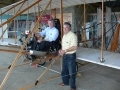 Pierre FARMAN seated in the WRIGHT FLYER III 